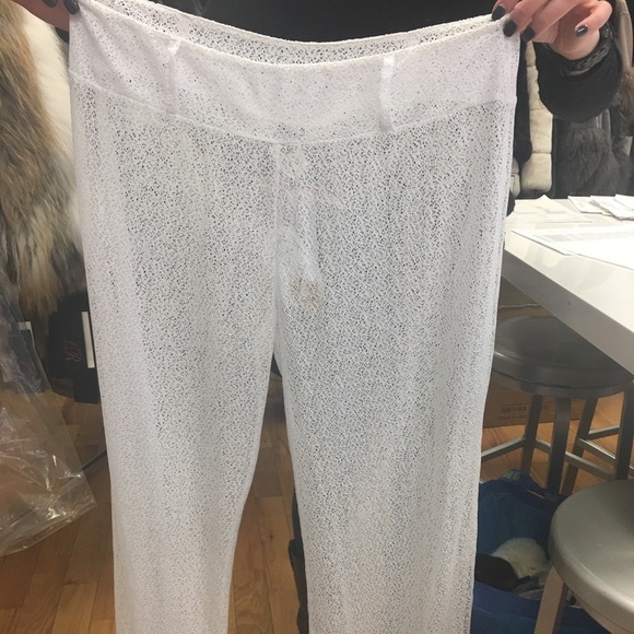 CALZEDONIA Lace Swimsuit Cover-Up Pants BRAND NEW - Picture 1 of 6